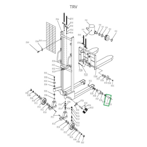 Ось подвильного ролика для TRV по ценам производителя в Челябинске с доставкой по всей России