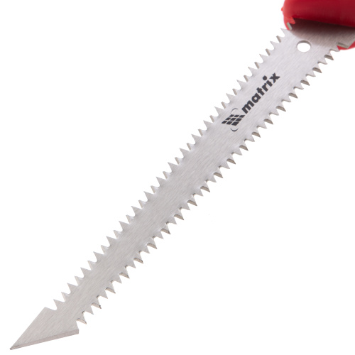 Ножовка по гипсокартону, 180 мм, две рабочие кромки полотна, двухкомпонентная рукоятка Matrix по ценам производителя в Челябинске с доставкой по всей России