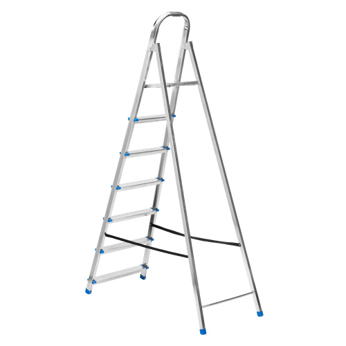 Стремянка, 7 ступеней, стальная, оцинкованная Сибртех по ценам производителя в Челябинске с доставкой по всей России