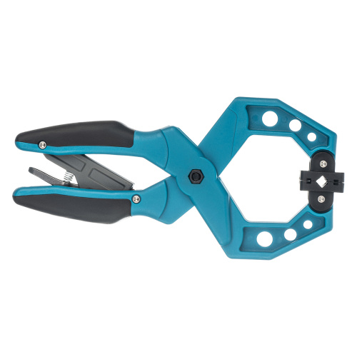 Струбцина клещеобразная 2-1/4, пластиковый корпус, храповой механизм жесткой фиксации, 58 мм Gross по ценам производителя в Челябинске с доставкой по всей России