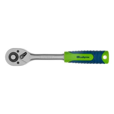 Ключ-трещотка 3/8", 45 зубьев, с быстрым сбросом, матовый хром Сибртех по ценам производителя в Челябинске с доставкой по всей России