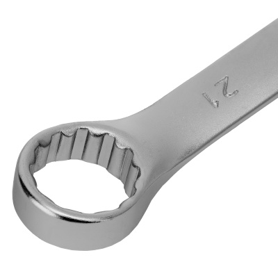 Ключ комбинированный, 21 мм, CrV, матовый хром Stels по ценам производителя в Челябинске с доставкой по всей России