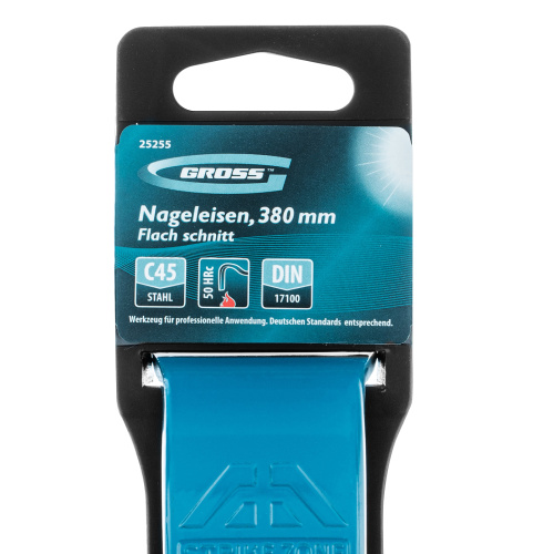 Лом-гвоздодер, плоскопрофильный, 380 x 35 x 8мм Gross по ценам производителя в Челябинске с доставкой по всей России