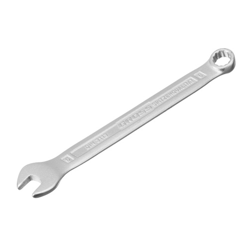 Ключ комбинированный 6 мм, CrV, холодный штамп Gross по ценам производителя в Челябинске с доставкой по всей России