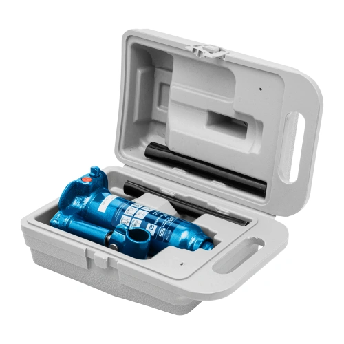 Домкрат гидравлический бутылочный, 2 т, h подъема 178-338 мм, в пластиковом кейсе Stels по ценам производителя в Челябинске с доставкой по всей России