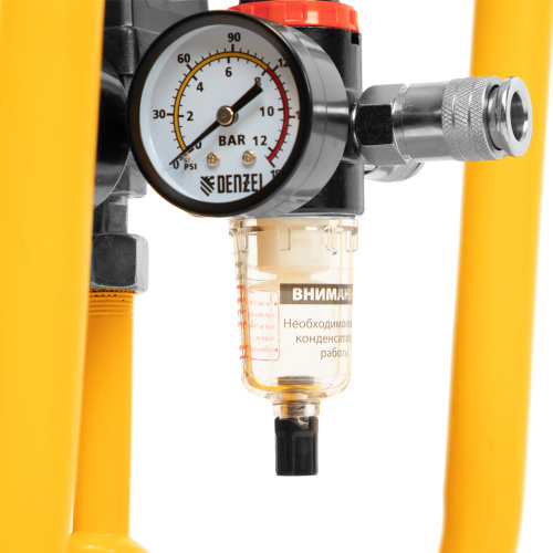 Компрессор безмасляный, малошумный DLS 2200/50, 2200 Вт, 2x1100, 50 л, 380 л/мин Denzel по ценам производителя в Челябинске с доставкой по всей России