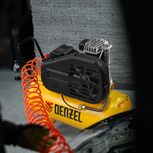 Компрессор воздушный рем. привод BCI 2200/100, 2,2 кВт, 100 литров, 420 л/мин Denzel по ценам производителя в Челябинске с доставкой по всей России