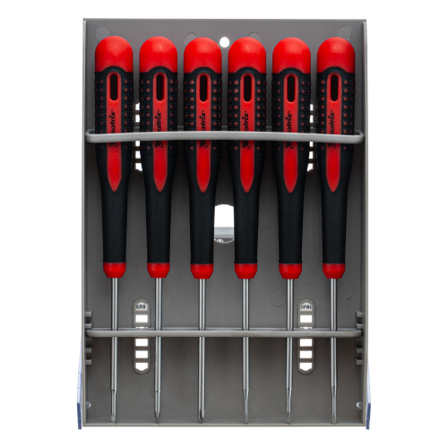 Набор отверток для точных работ Fusion, двухкомпонентная рукоятка, 6 шт, в пластиковом пенале Matrix по ценам производителя в Челябинске с доставкой по всей России