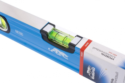 Уровень алюминиевый, 400 мм, профиль 1,6 мм, фрезерованный, ударопрочные заглушки, 3 глазка Барс по ценам производителя в Челябинске с доставкой по всей России