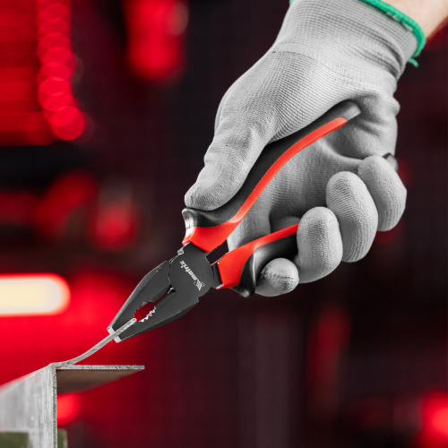 Плоскогубцы комбинированные Black Nickel, 160 мм, двухкомпонентные рукоятки Matrix по ценам производителя в Челябинске с доставкой по всей России