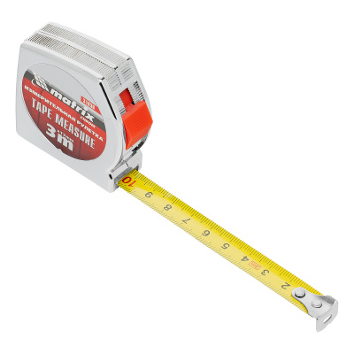 Рулетка Chrom,3 м x 13 мм,хромированный корпус Matrix по ценам производителя в Челябинске с доставкой по всей России