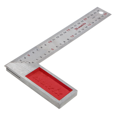 Угольник стальной, 250 мм, градуировка Matrix по ценам производителя в Челябинске с доставкой по всей России