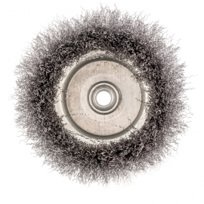 Щетка для УШМ, 150 мм, М14, "чашка", витая проволока 0.3 мм Сибртех по ценам производителя в Челябинске с доставкой по всей России
