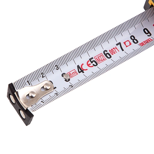 Рулетка 8м х 25мм, двухкомп. корпус, магнитный обрезиненный зацеп Denzel по ценам производителя в Челябинске с доставкой по всей России