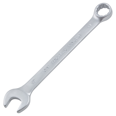 Набор ключей комбинированных, 8-19 мм, 8 шт, CrV, матовый хром Matrix по ценам производителя в Челябинске с доставкой по всей России