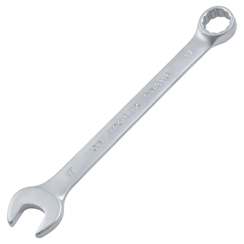 Набор ключей комбинированных, 8-19 мм, 8 шт, CrV, матовый хром Matrix по ценам производителя в Челябинске с доставкой по всей России