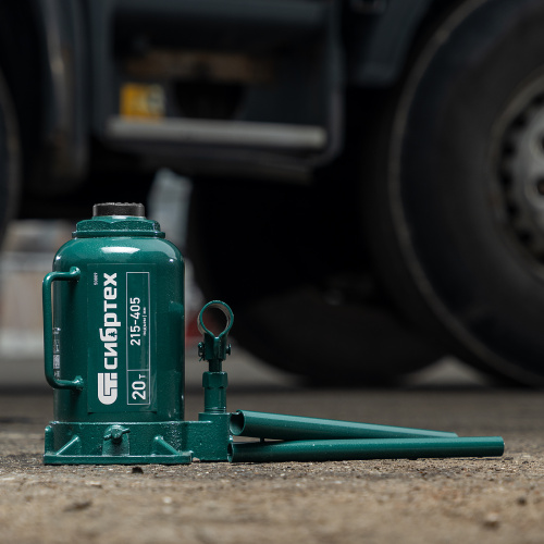 Домкрат гидравлический бутылочный, 20 т, 215-405 мм Сибртех по ценам производителя в Челябинске с доставкой по всей России