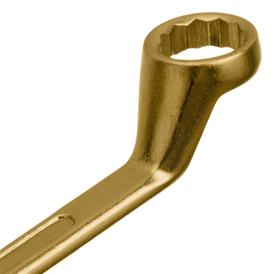 Ключ накидной, 24 х 27 мм, желтый цинк Сибртех по ценам производителя в Челябинске с доставкой по всей России