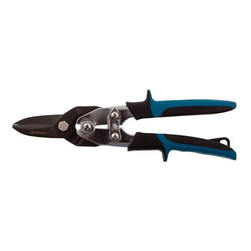 Ножницы по металлу"Piranha"усиленные, 255 мм, прямой рез, сталь СrMo, двухкомпонентные рукоятки Gross по ценам производителя в Челябинске с доставкой по всей России