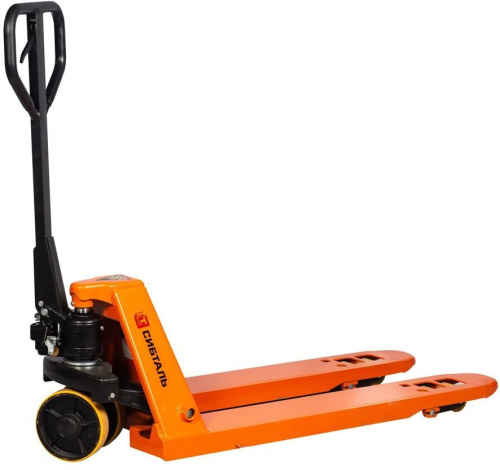 Гидравлическая тележка (рокла) ACR, 5 т, Вилы: 1150 Х 550, СибТаль, полиуретановые колеса по ценам производителя в Челябинске с доставкой по всей России