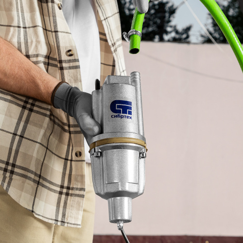 Вибрационный насос СВН300Н-10, нижний забор, 300 Вт, напор 75 м, 1200 л/ч, кабель 10 м Сибртех по ценам производителя в Челябинске с доставкой по всей России