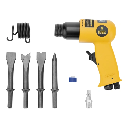 Пневматический молоток НР4500 + набор насадок, 113 л/мин, 4500 уд/мин Denzel по ценам производителя в Челябинске с доставкой по всей России