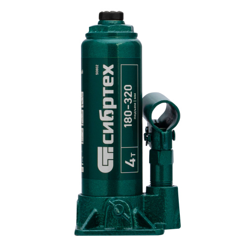 Домкрат гидравлический бутылочный, 4 т, 180-320 мм Сибртех по ценам производителя в Челябинске с доставкой по всей России