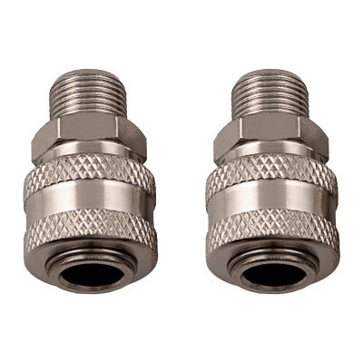 Муфта универсальная быстросъемная ("мама") 3/8, внешняя резьба, 2 шт, Stels по ценам производителя в Челябинске с доставкой по всей России