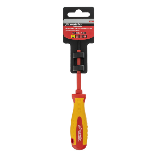 Отвертка Insulated, PH0 x 75 мм, CrMo, до 1000 В, двухкомпонентная рукоятка Matrix Professional по ценам производителя в Челябинске с доставкой по всей России