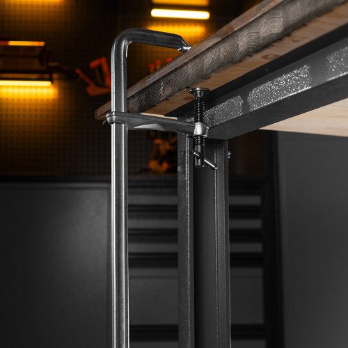 Струбцина F-образная, 80x400мм, кованая Denzel по ценам производителя в Челябинске с доставкой по всей России