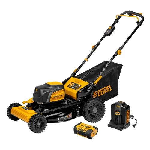 Газонокосилка аккумуляторная бесщет., RLMS560-62, привод, 560 мм, Li-ion, 62В Denzel по ценам производителя в Челябинске с доставкой по всей России