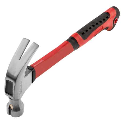 Молоток-гвоздодер, 450 г, боек c магнитом, фибергласовая обрезиненная рукоятка Matrix по ценам производителя в Челябинске с доставкой по всей России