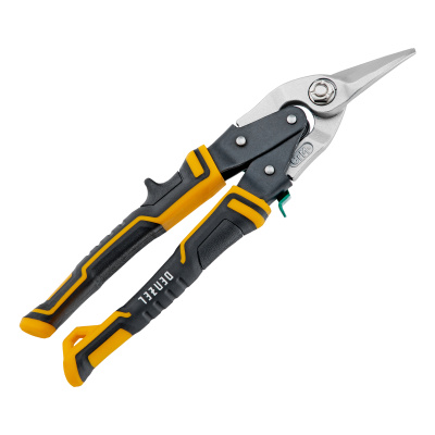 Ножницы по металлу, 270 мм, прямой и правый рез, сталь-СrMo, трехкомпонентные рукоятки Denzel по ценам производителя в Челябинске с доставкой по всей России