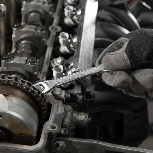 Набор ключей рожковых, 6 х 32 мм, 12 шт., CrV, хромированные Matrix по ценам производителя в Челябинске с доставкой по всей России