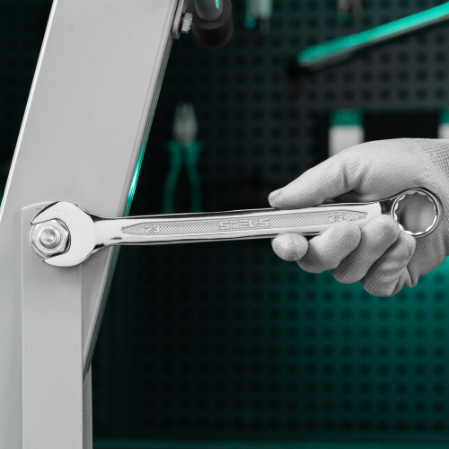 Ключ комбинированный, 23 мм, CrV, антислип Stels по ценам производителя в Челябинске с доставкой по всей России