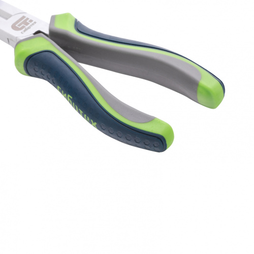 Длинногубцы прямые, 180 мм, трехкомпонентные рукоятки Сибртех по ценам производителя в Челябинске с доставкой по всей России