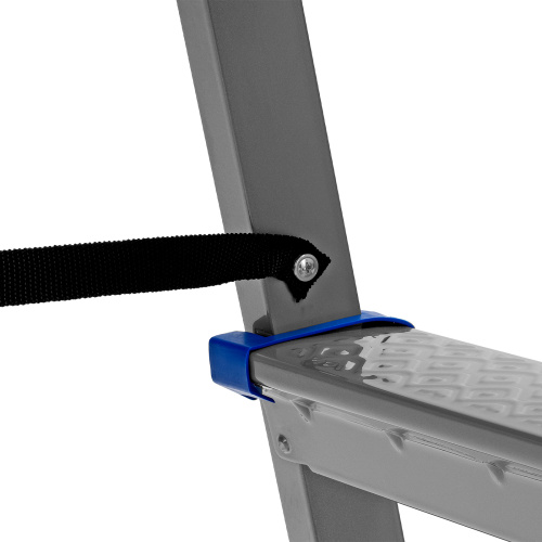 Стремянка двухсторонняя 5 ступеней, сталь профиль, стальные ступени, Сибртех по ценам производителя в Челябинске с доставкой по всей России