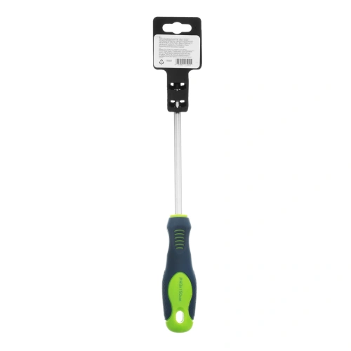 Отвертка, PH3 х 150 мм, CrV, двухкомпонентная рукоятка Сибртех по ценам производителя в Челябинске с доставкой по всей России