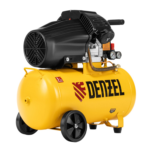 Компрессор воздушный прям. привод DCV1800/50, 1,8 кВт, 50 литров, 320 л/мин Denzel по ценам производителя в Челябинске с доставкой по всей России