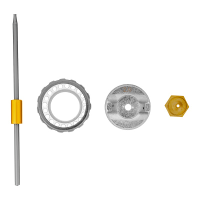 Ремкомплект для краскораспылителя 4 предмета: сопло 2,0 мм, игла, форсунка, зажим сопла Matrix по ценам производителя в Челябинске с доставкой по всей России