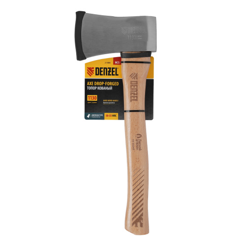 Топор кованый, 1130 г, американский тип, буковая рукоятка, 430мм, EFP Denzel по ценам производителя в Челябинске с доставкой по всей России