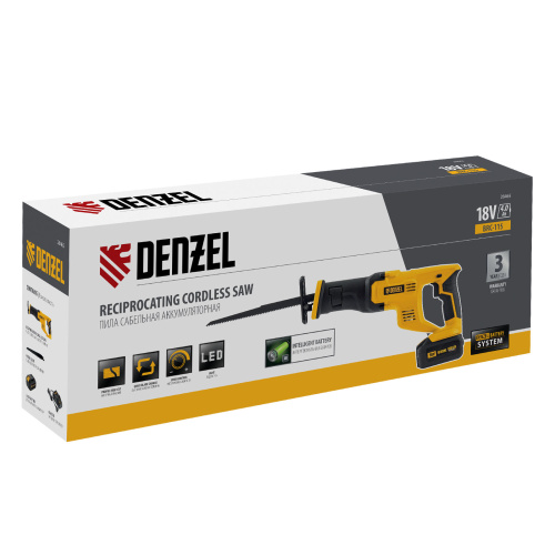 Пила сабельная аккумуляторная CRC-115, 18В Li-Ion Denzel по ценам производителя в Челябинске с доставкой по всей России