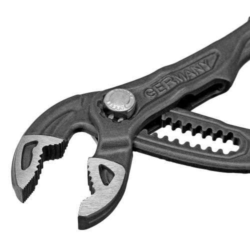 Клещи переставные, кнопочный механизм, обливные рукоятки, 180 мм Denzel по ценам производителя в Челябинске с доставкой по всей России