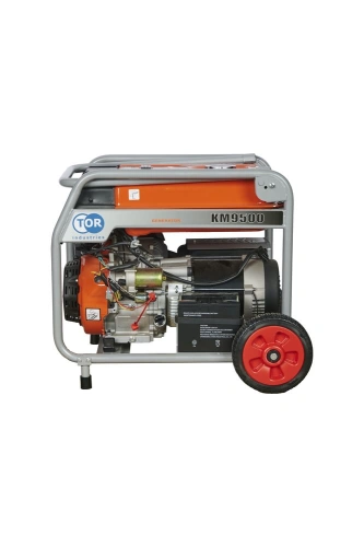 Генератор бензиновый 7,0 кВт 220В 27 л с электростартером и колесами TOR KM9500H по ценам производителя в Челябинске с доставкой по всей России