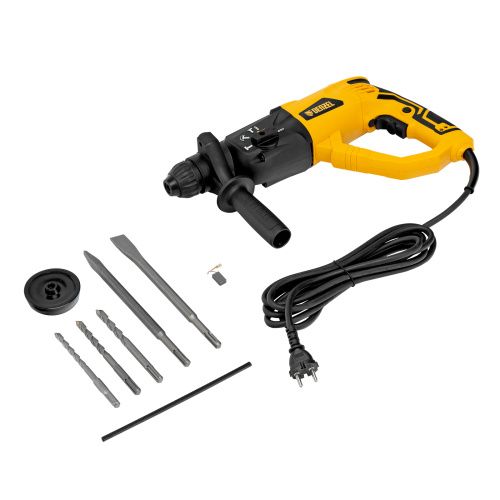 Перфоратор электрический RH-1050-26, SDS-plus, 1050 Вт, 3.2 Дж, 3 плюс 1 режим Denzel по ценам производителя в Челябинске с доставкой по всей России