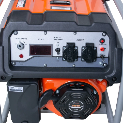 Генератор бензиновый 2,5 кВт 220В 16 л с электростартером и колесами TOR KM3800H по ценам производителя в Челябинске с доставкой по всей России