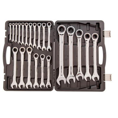 Набор ключей комбинированных, трещоточных 22 шт. Matrix по ценам производителя в Челябинске с доставкой по всей России