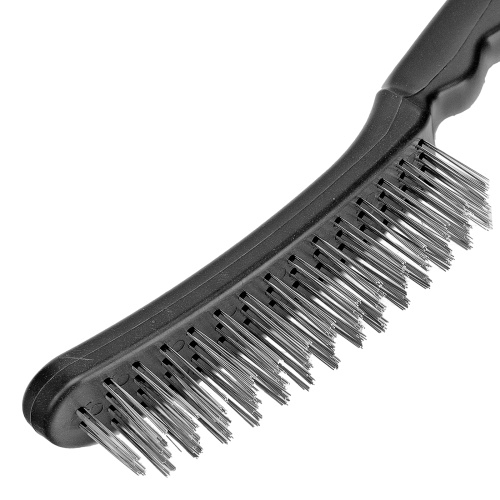 Щетка четырехрядная металлическая с пластмассовой ручкой Sparta по ценам производителя в Челябинске с доставкой по всей России
