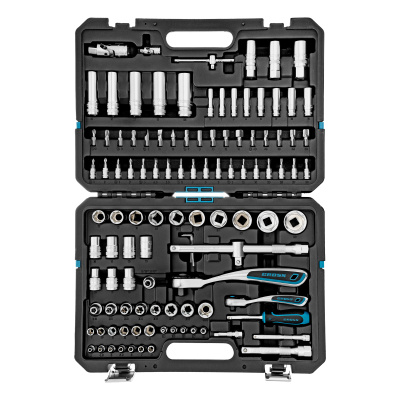 Набор инструментов, 1/4", 1/2", CrV, 120 зубьев, 109 предметов Gross по ценам производителя в Челябинске с доставкой по всей России