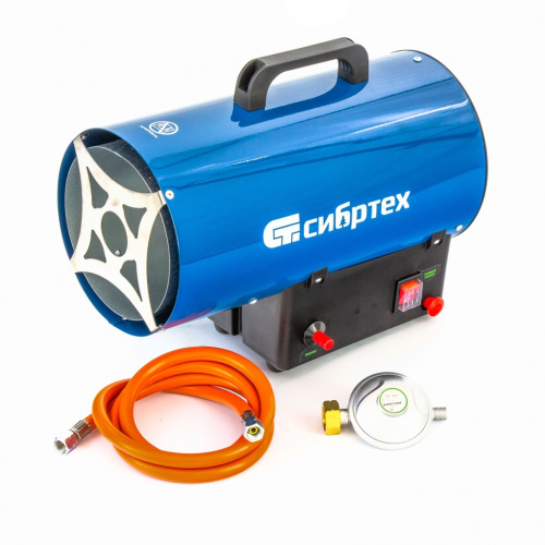 Газовая тепловая пушка СТГ-15, 15 кВт, 500 м3/ч, пропан-бутан Сибртех по ценам производителя в Челябинске с доставкой по всей России